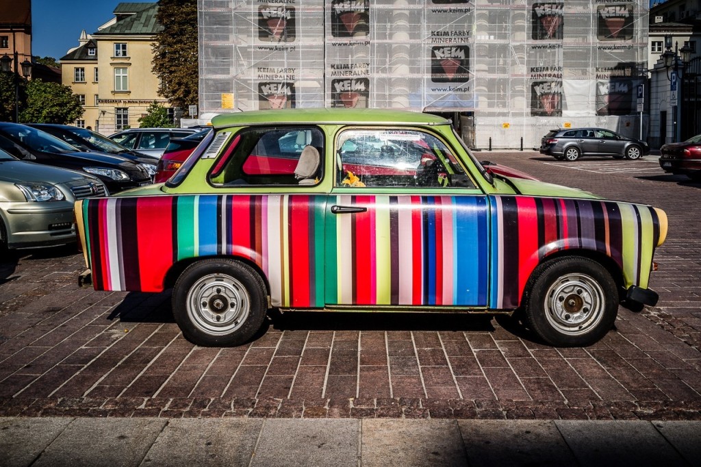 New cars require more skills than this old Trabant needed.